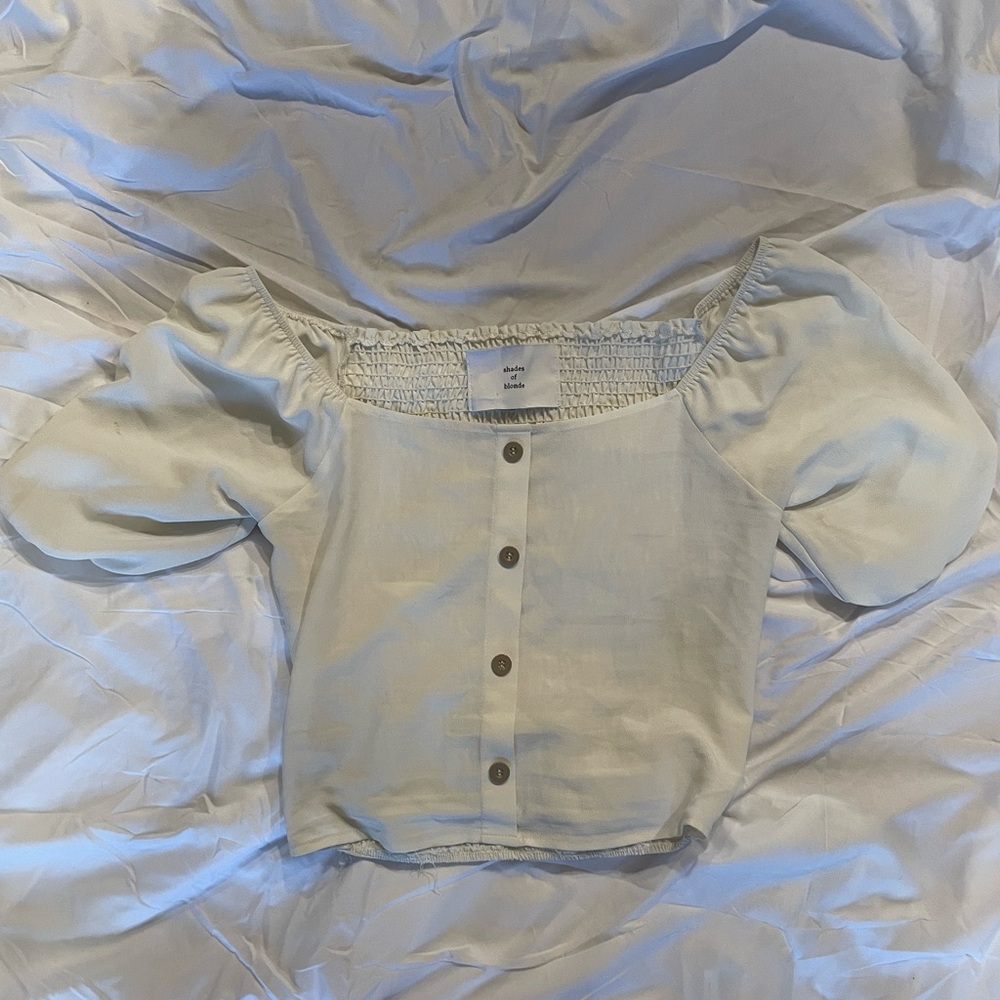 Cottage-core crop top